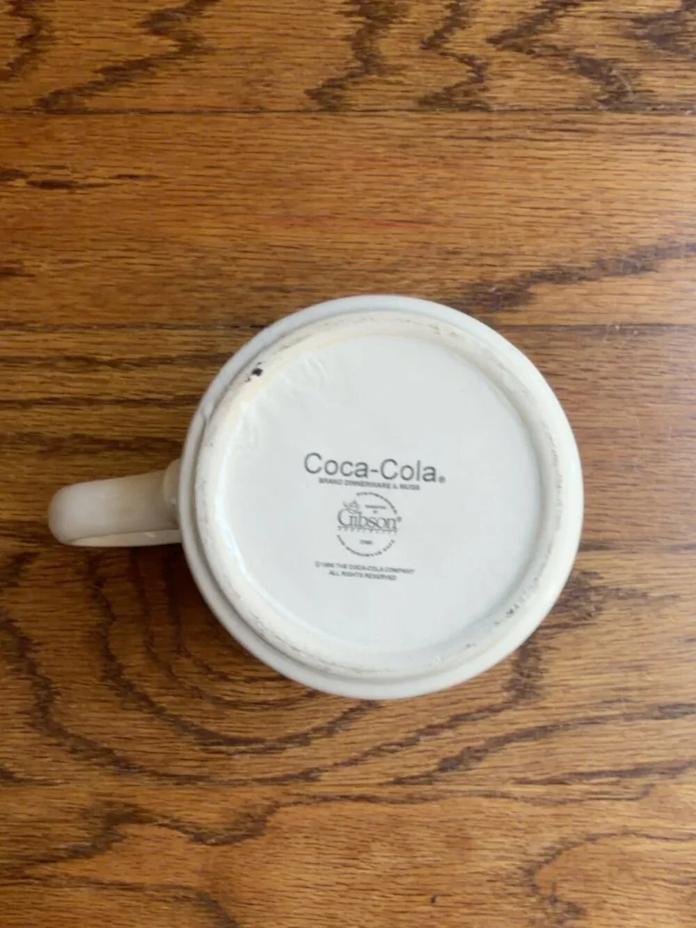Vintage 1998 Coca-Cola Polar Bear Gibson Coffee Mug